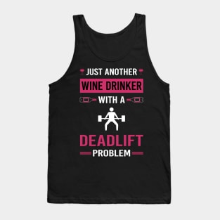 Wine Drinker Deadlift Tank Top